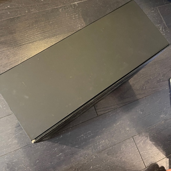 Chanel black white empty bag box decoration storage w/tissue rare size - Picture 8 of 14